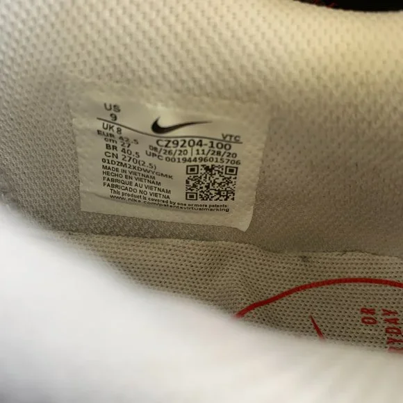 Nike Men's Air Max Excee White/University Red (CZ9204 100) - Picture 6 of 16